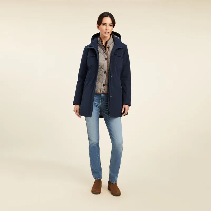 Ariat Argentium Insulated Parka In Navy-5